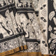 Monochrome Kalamkari Mangalgiri Silk Saree For Office Wear PV MG 121