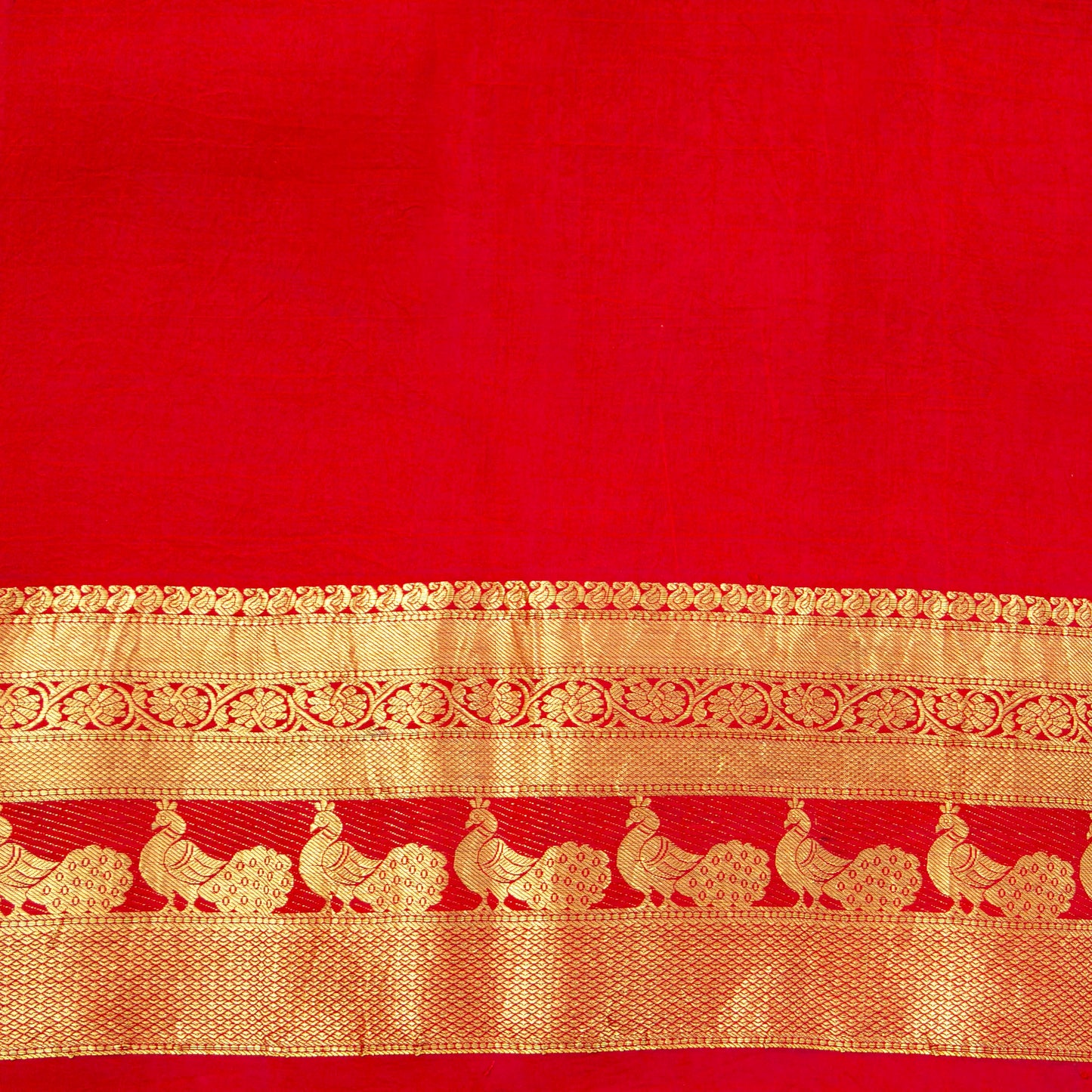 Ajantha Sculpture Themed Handpainted Kalamkari Kanchipuram Silk Saree For Office Wear PV SRK KK 113