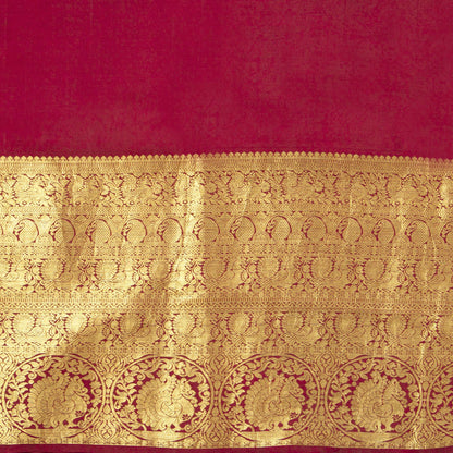 Ram Darbar Themed Handpainted Kalamkari Kanchipuram Silk Saree PV KAI KK 101