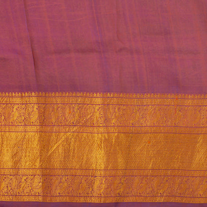 Lord Krishna's Triumph Themed Handpainted Kalamkari Kanchipuram Silk Saree For Festive Wear PV KAI KGS 102