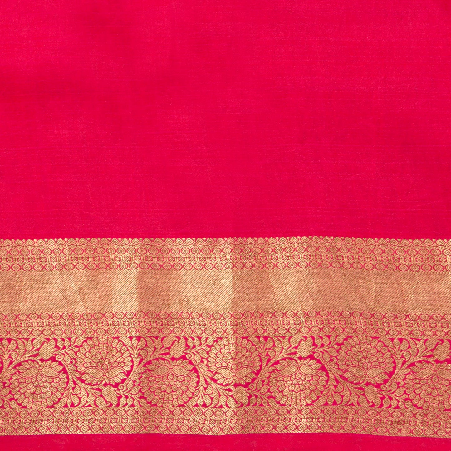 Krishna And Radha In Rasa Leela Themed Handpainted Kalamkari Kanchipuram Silk Saree For Festive Wear PV KAI KGS 104