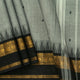 Grey And Black Kanchi Cotton Saree For Festive Wear PV MM KC 515