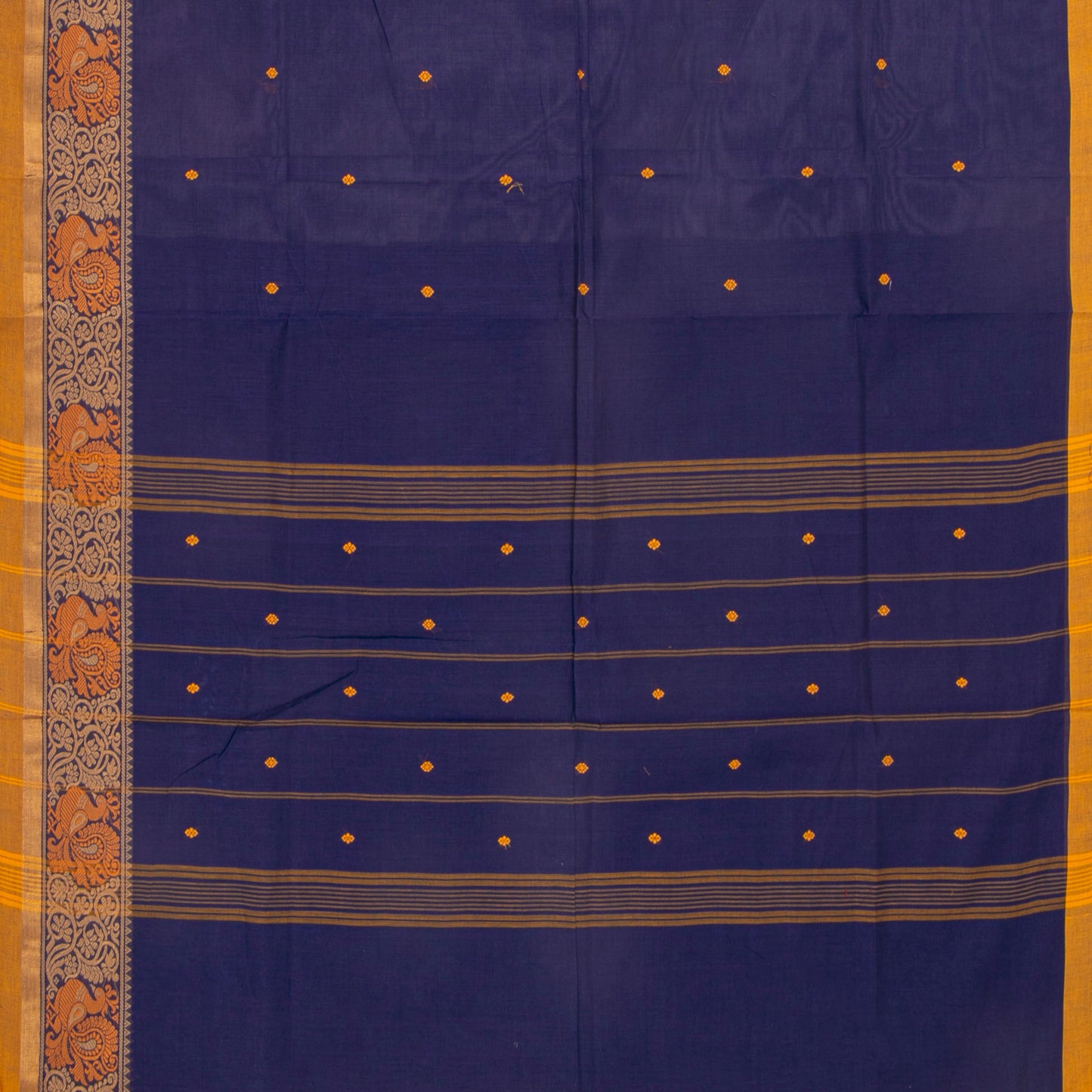 Blue Kanchi Cotton Saree For Festive Wear PV MM KC 507