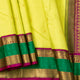 Green And Magenta Kanchipuram Silk Saree For Festive Wear PV J 676
