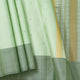 Elachi Green Ganga Jamuna Border Kanchipuram Silk Saree For Festive Wear PV KNN 337