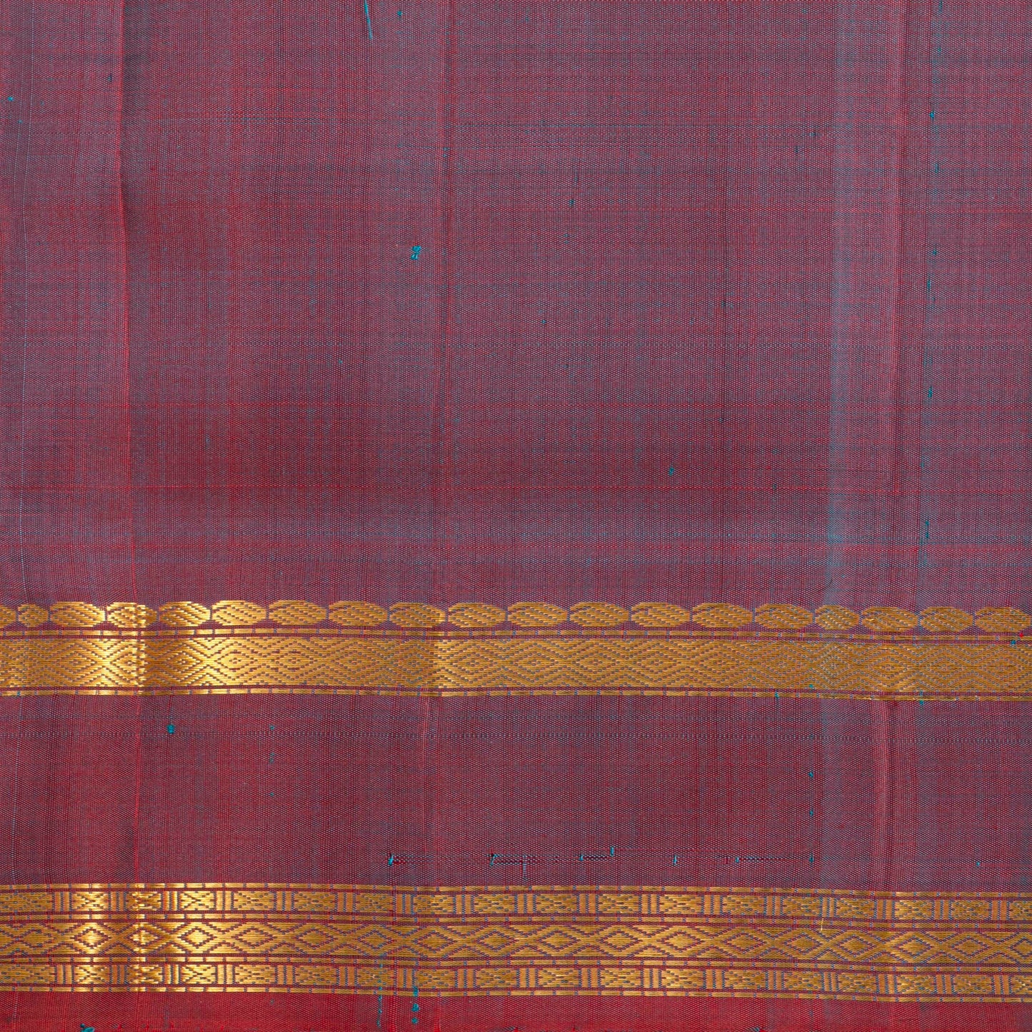 Blue And Mauve Kanchipuram Silk Saree For Festive Wear PV KNN 320
