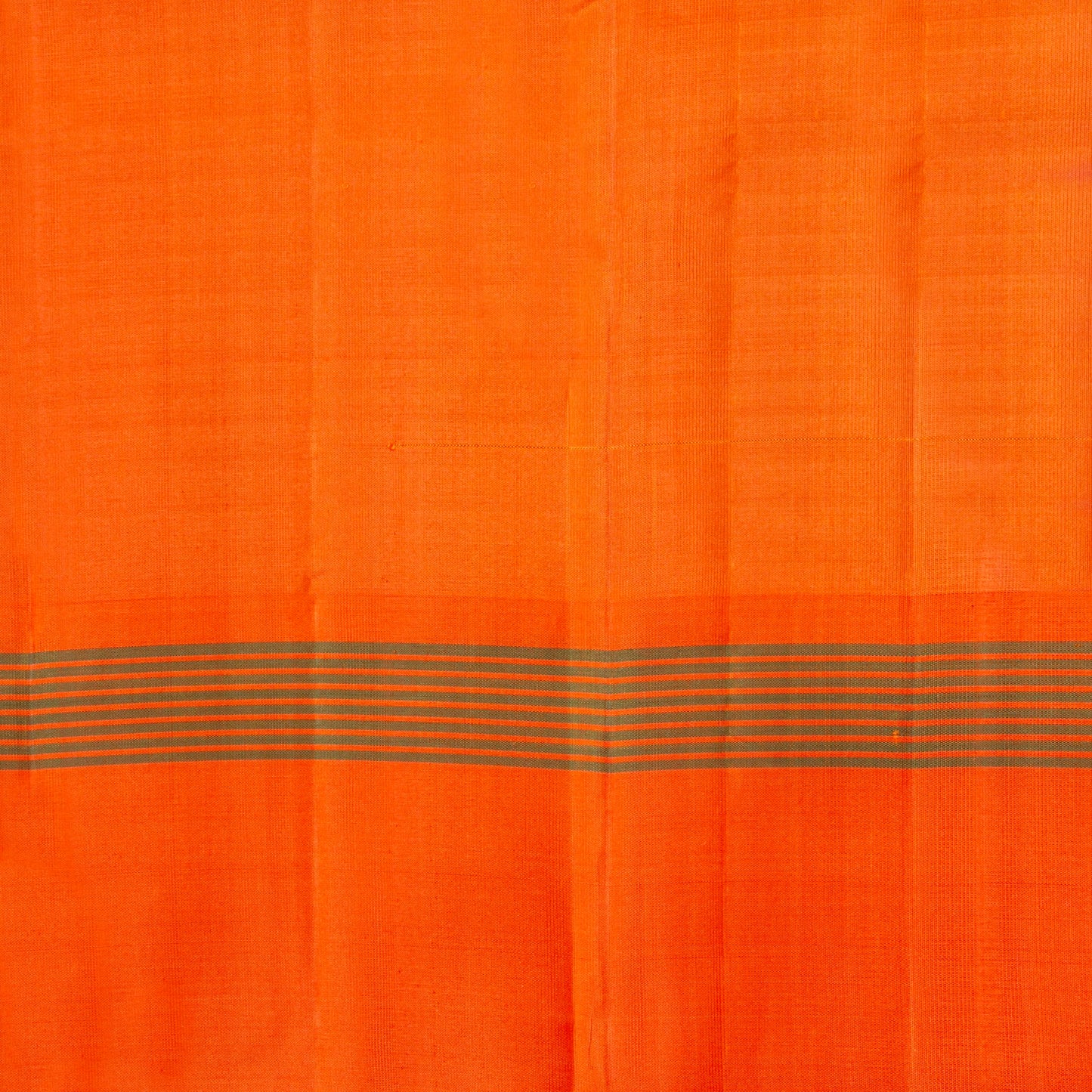 Purple And Orange Kanchipuram Silk Saree Without Zari For Office Wear PV KNN 340