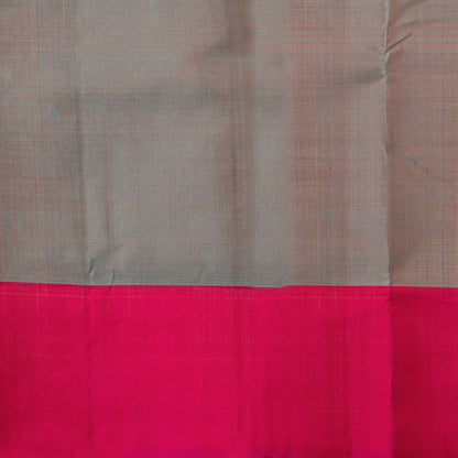 Yellow Ganga Jamuna Border Kanchipuram Silk Saree For Festive Wear PV KNN 336