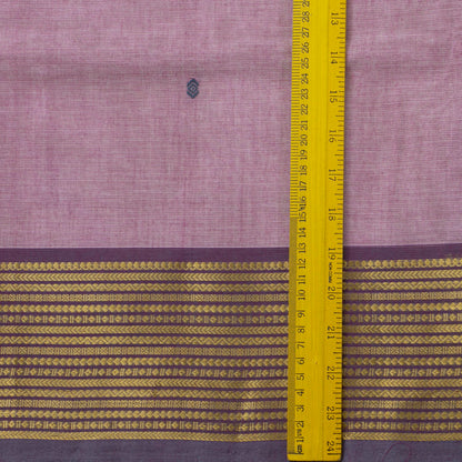 Lilac Kanchi Cotton Saree For Festive Wear PV MM KC 400