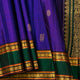 Purple And Brown Kanchipuram Silk Saree For Festive Wear PV VIS 125