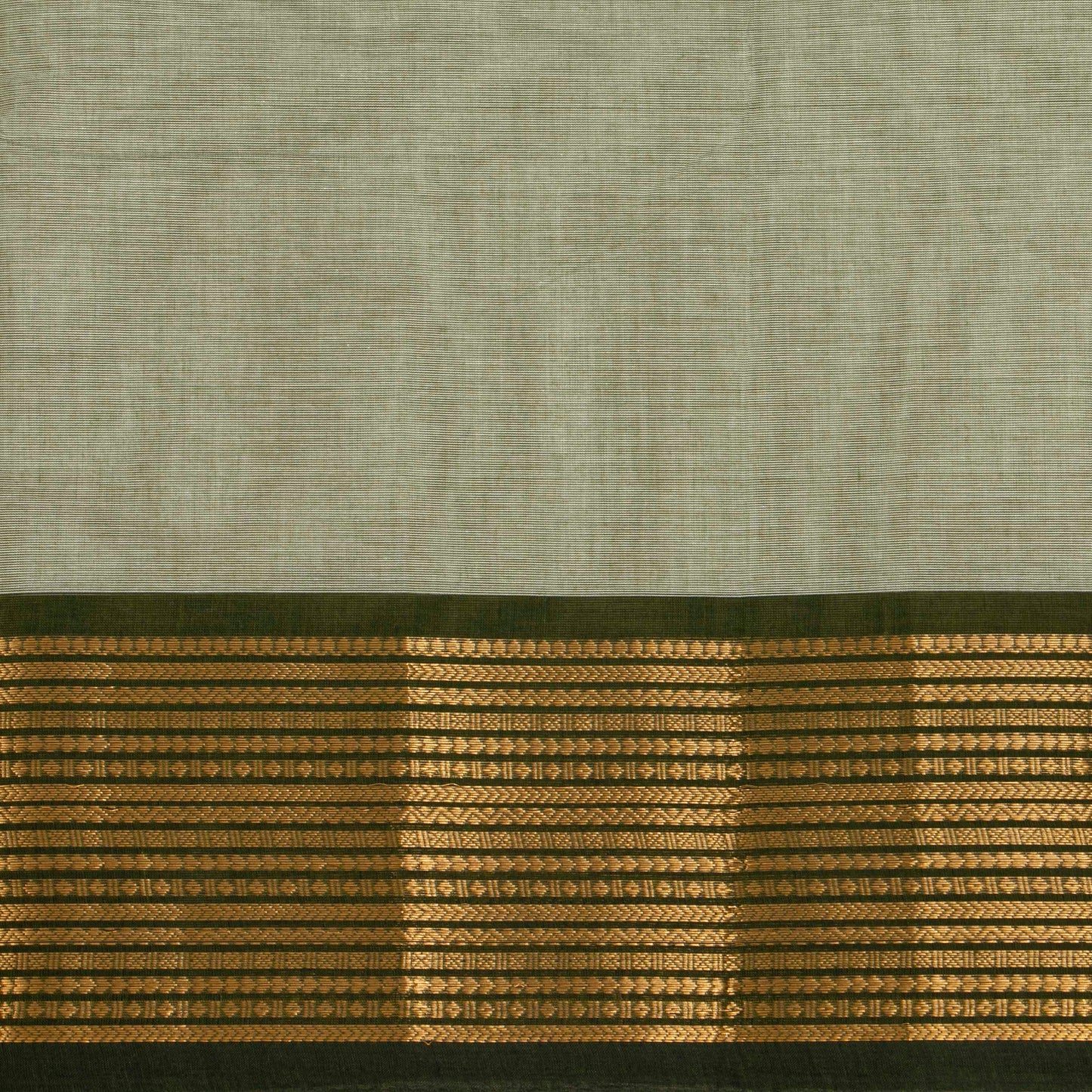 Green Kanchi Cotton Saree For Festive Wear PV MM KC 410