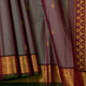 Mauve And Maroon Kanchipuram Silk Saree For Festive Wear PV VIS 113