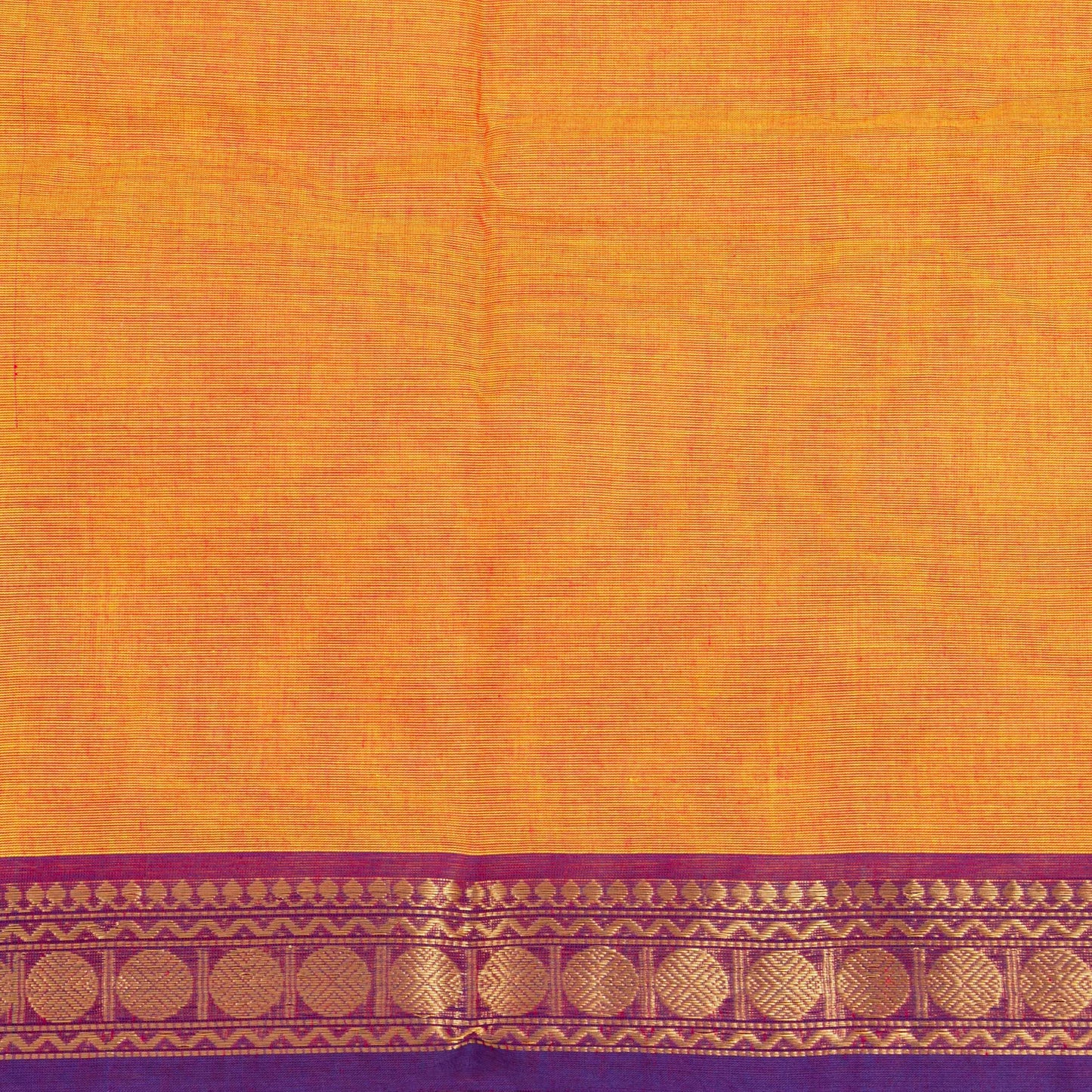 Orange And Magenta Kanchi Cotton Saree For Festive Wear PV MM KC 510 - Cotton Saree - Panjavarnam PV MM KC 510