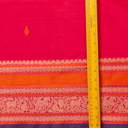 Pink Kanchi Cotton Saree PV RSP KC 240