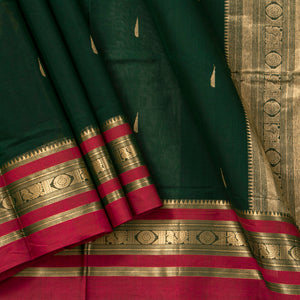 Green Kanchi Cotton Saree PV RSP KC 241