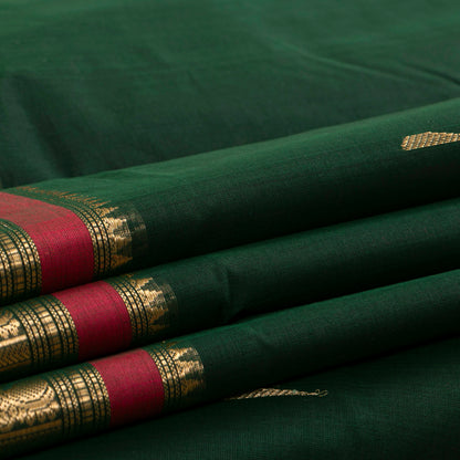 Green Kanchi Cotton Saree PV RSP KC 241