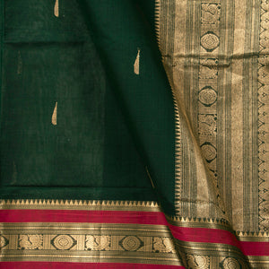 Green Kanchi Cotton Saree PV RSP KC 241