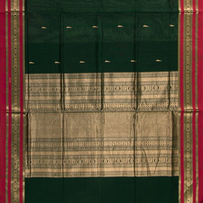 Green Kanchi Cotton Saree PV RSP KC 241