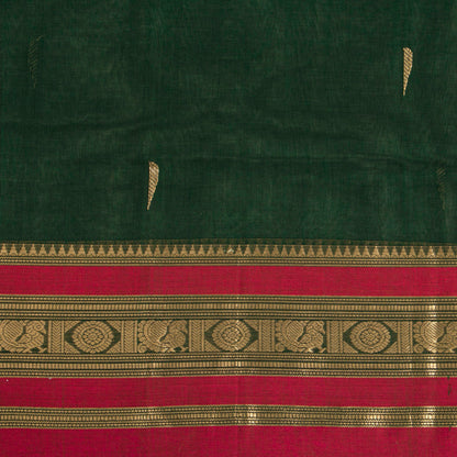 Green Kanchi Cotton Saree PV RSP KC 241