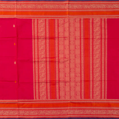 Pink Kanchi Cotton Saree PV RSP KC 240