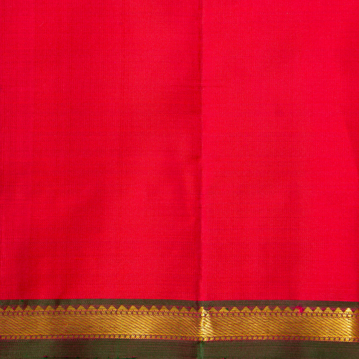 Yellow And Red Kanchipuram Silk Saree For Festive Wear PV VG 104