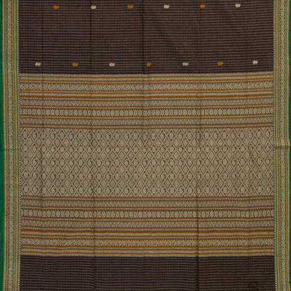Black And Green Kanchi Cotton Saree PV RSP KC 239