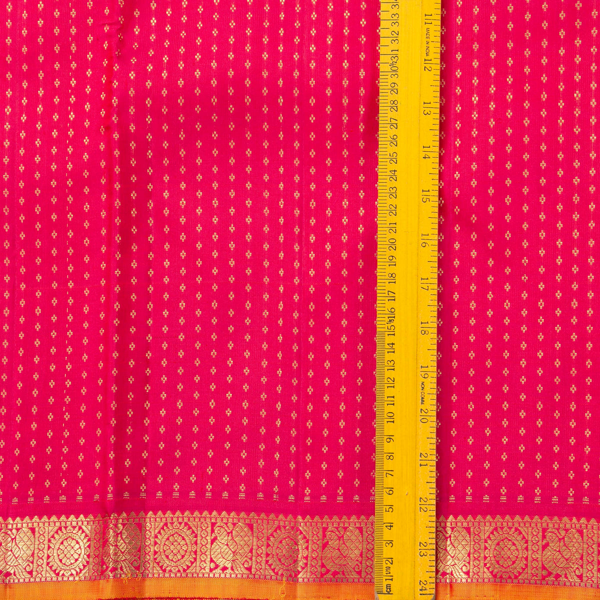 Pink Kanchipuram Silk Saree For Festive Wear PV NYC 2034