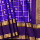 Purple And Violet Kanchipuram Silk Saree For Festive Wear PV NYC 1983