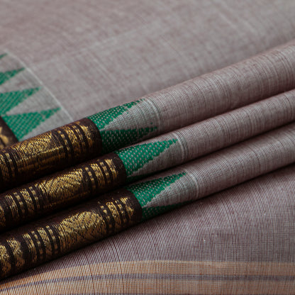 Mauve And Maroon Kanchi Cotton Saree For Festive Wear PV MM KC 399