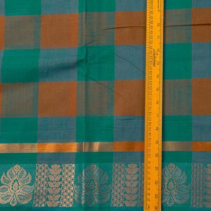 Multicolour Checks Chettinad Cotton Saree PV SK CC 209
