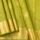 Green Kanchipuram Silk Saree For Wedding  Wear PV NYC 2015