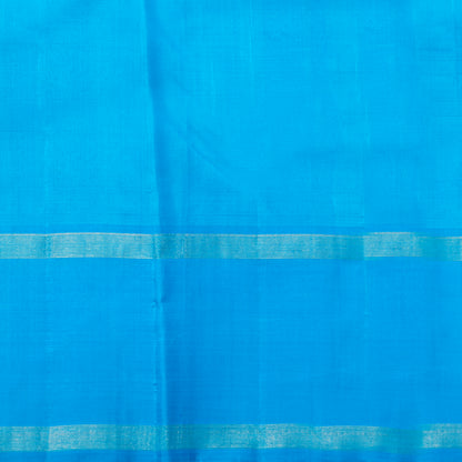 Magenta And Anandha Blue Kanchipuram Silk Saree For Wedding Wear PV NYC 2047