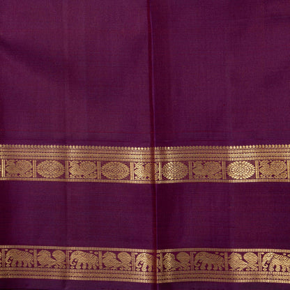 Pink And Magenta Kanchipuram Silk Saree For Wedding Wear PV NYC 2035