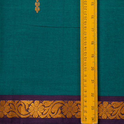 Blue Chettinad Cotton Saree PV SK CC 242