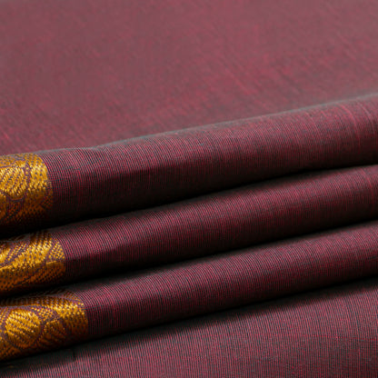 Maroon Chettinad Cotton Saree PV SK CC 241
