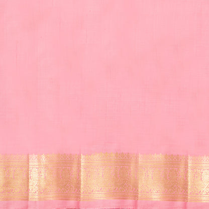 Blue And Pink Kanchipuram Silk Saree For Wedding Wear PV NYC 2027