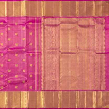 Pink Kanchipuram Tissue Silk Saree For Wedding Wear PV NYC 2029
