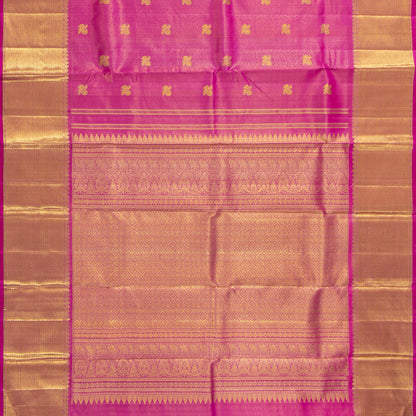 Pink Kanchipuram Tissue Silk Saree For Wedding Wear PV NYC 2029