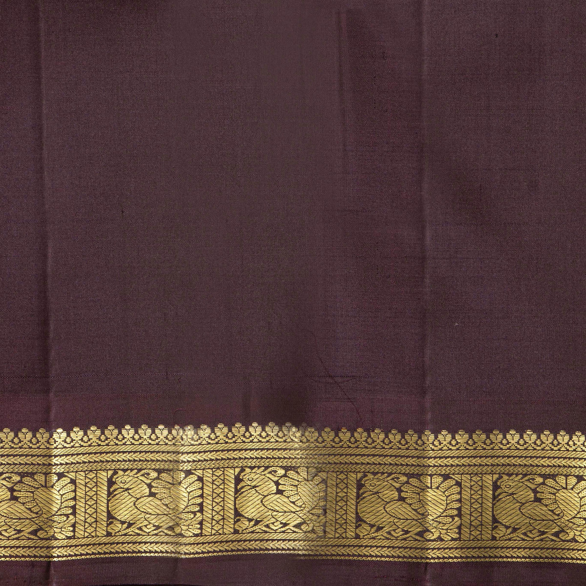 Mustard And Brown Kanchipuram Silk Saree For Wedding Wear PV NYC 2028