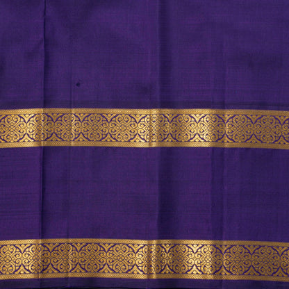 Blue Kanchipuram Silk Saree For Festive Wear PV NYC 2033
