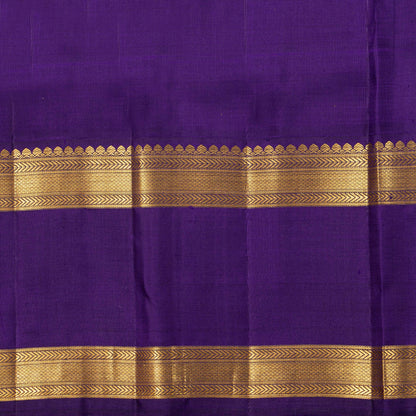 Purple And Violet Kanchipuram Silk Saree For Festive Wear PV NYC 1983