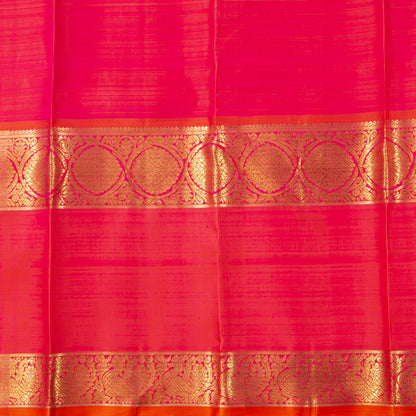 Anandha Blue And Pink Kanchipuram Silk Saree For Bridal Wear PV NYC 1967