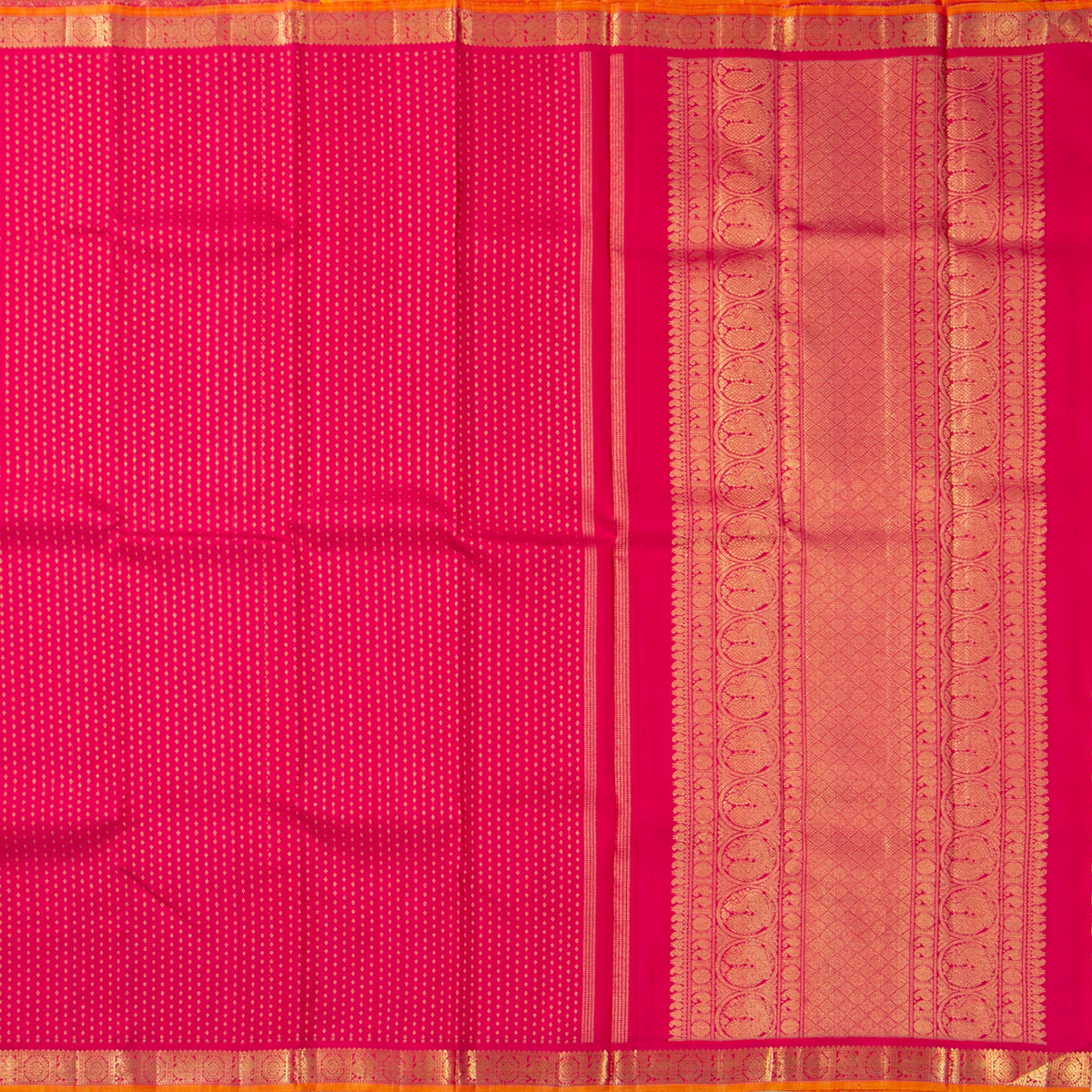 Pink Kanchipuram Silk Saree For Festive Wear PV NYC 2034