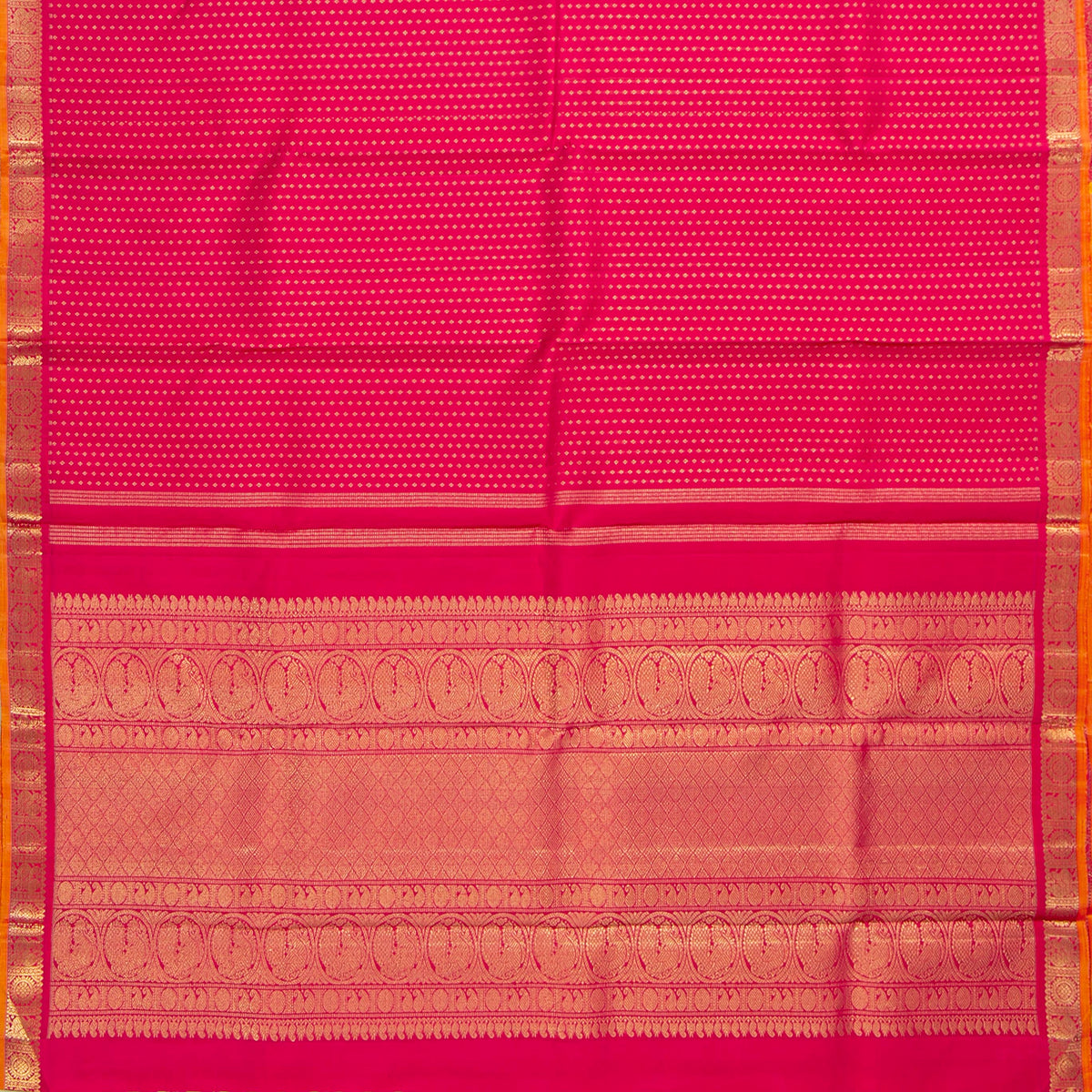 Pink Kanchipuram Silk Saree For Festive Wear PV NYC 2034