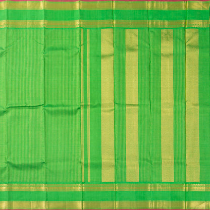 Green Kanchipuram Silk Saree For Bridal Wear PV NYC 1940