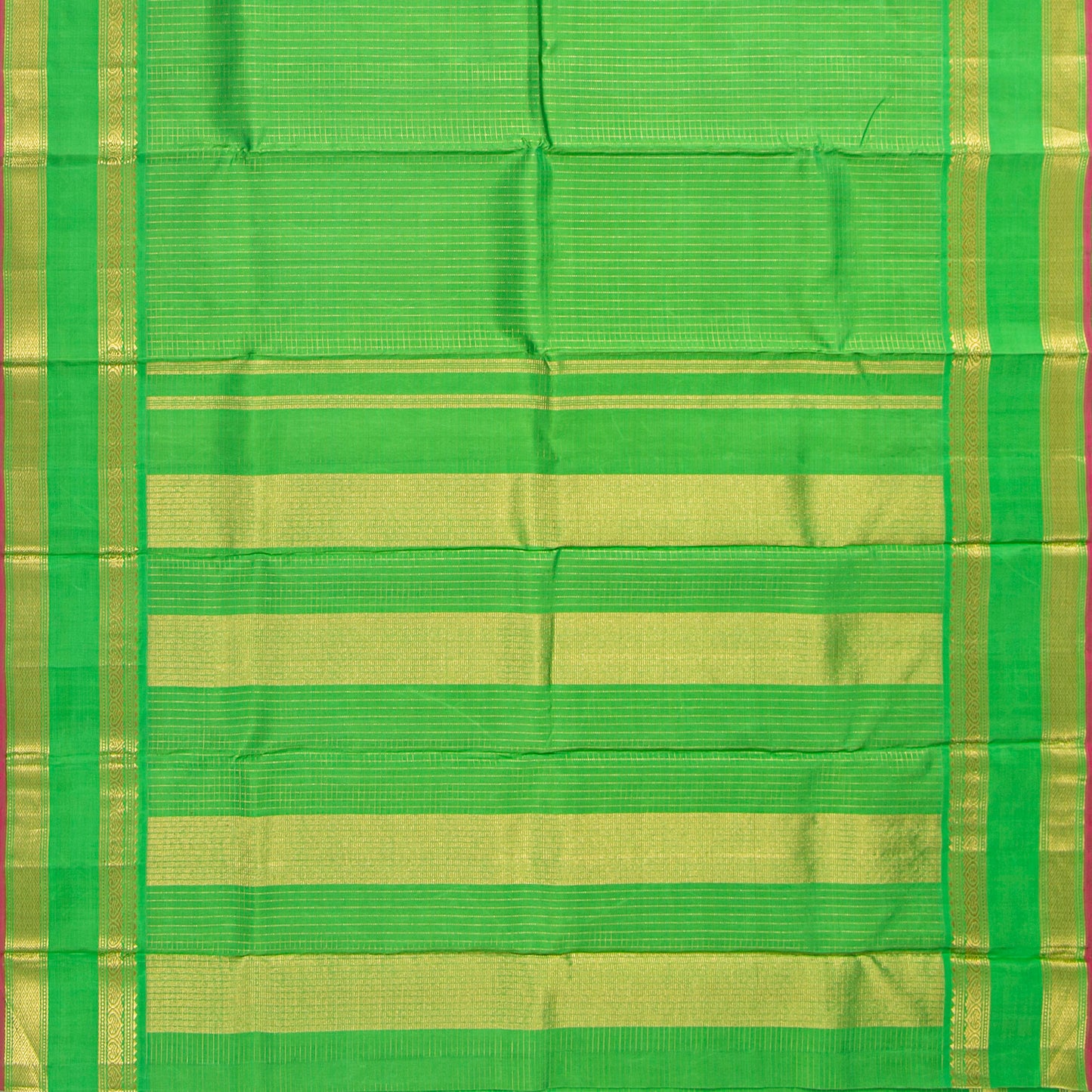 Green Kanchipuram Silk Saree For Bridal Wear PV NYC 1940