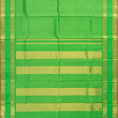 Green Kanchipuram Silk Saree For Bridal Wear PV NYC 1940
