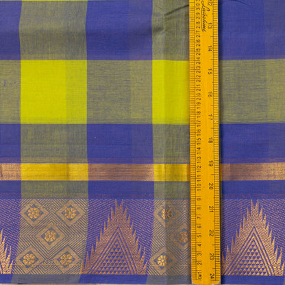 Multicolour Checks Chettinad Cotton Saree PV SK CC 208