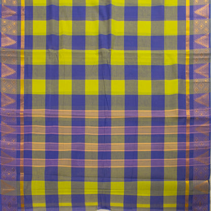 Multicolour Checks Chettinad Cotton Saree PV SK CC 208