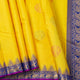 Yellow And Blue Kanchipuram Silk Saree For Festive Wear PV NYC 2006